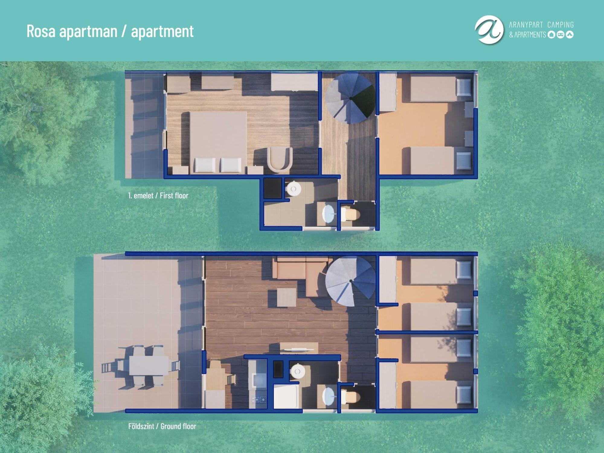 Aranypart Camping & Apartments Siófok Esterno foto